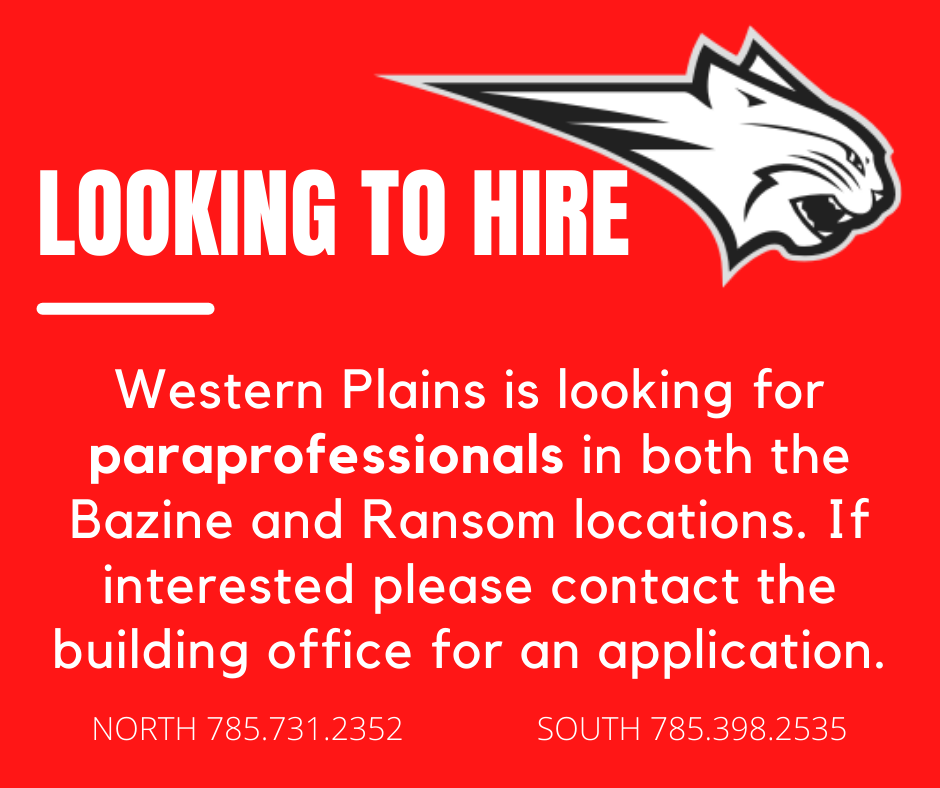 Western Plains is looking for paraprofessionals