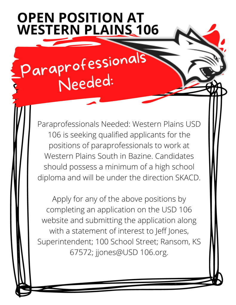 Open Position - Paraprofessionals Needed